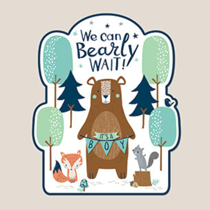 12 Bearly Wait Cutout Decorations