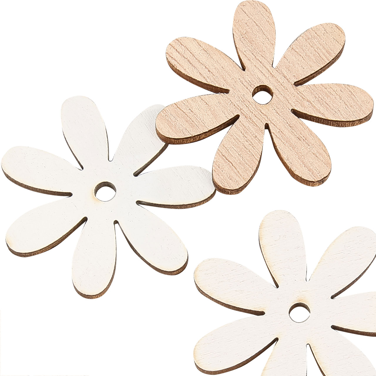Confetti - Natural Wooden Daisies