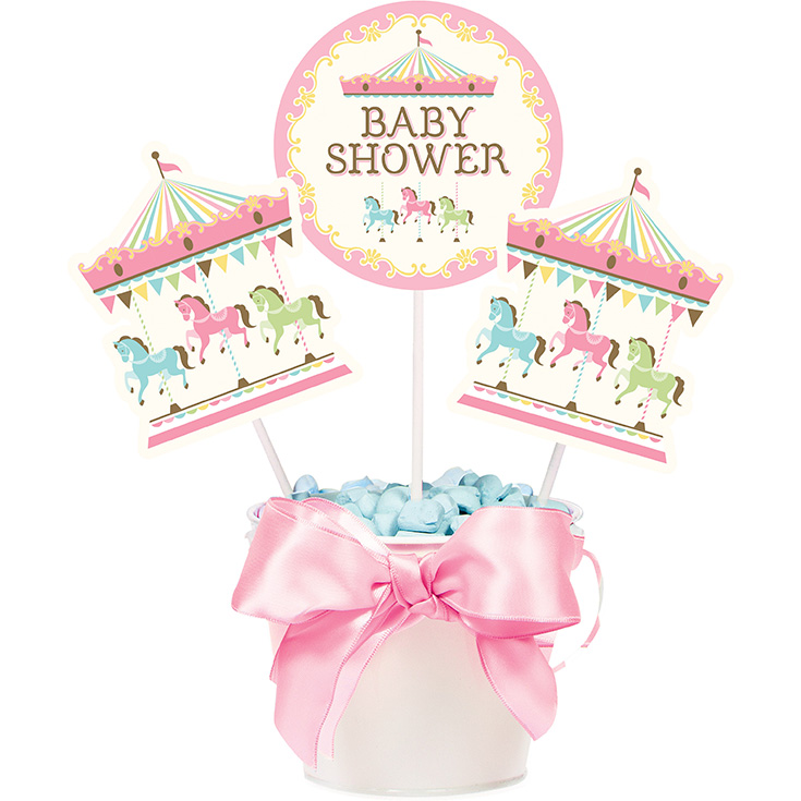 Tischdeko Karussell Baby Shower