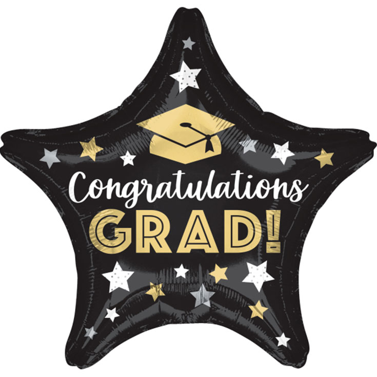 Folienballon Congratulations Grad!