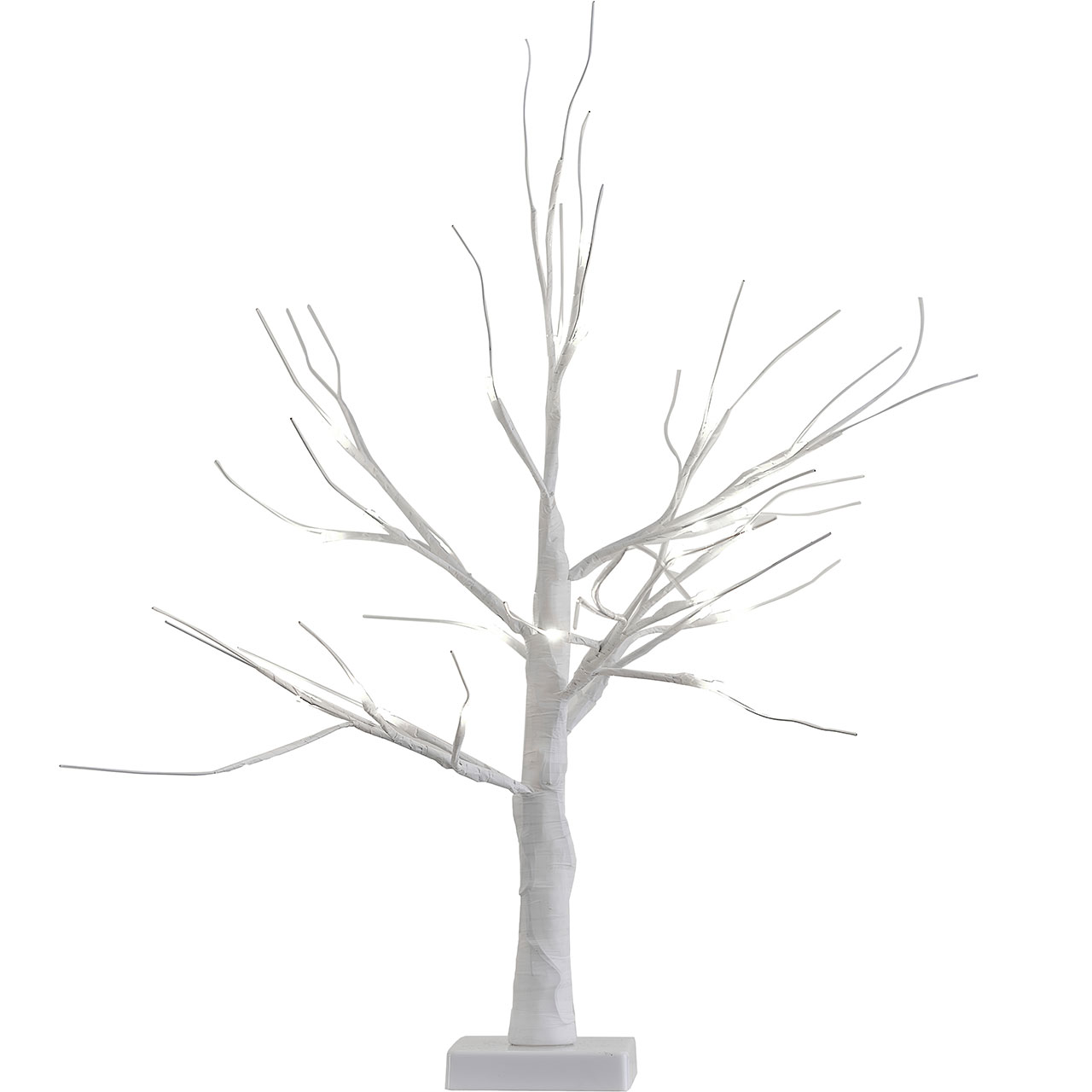 Weißer Lichterbaum