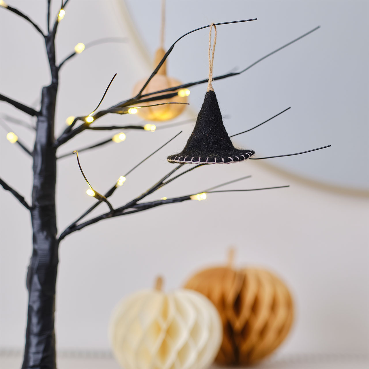 Tree Decorations - Felt Witches Hat