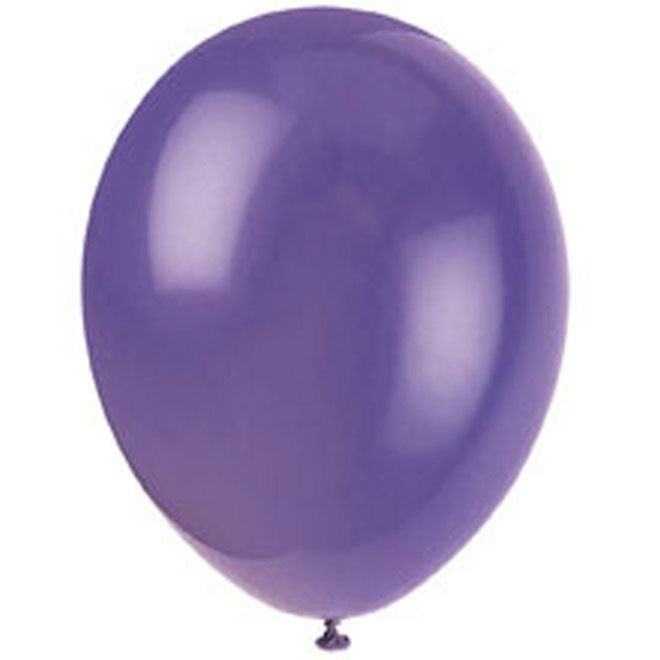 Latex Ballons - dunkelviolette 