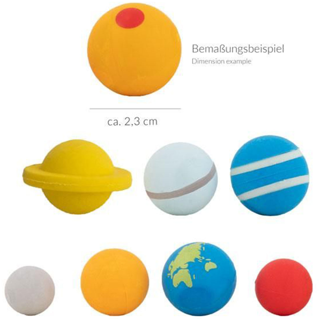 Eraser Set - Solar System