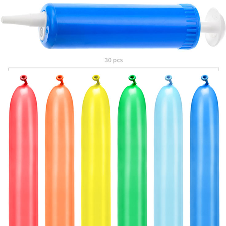  Modellierkit Ballons Regenbogenfarben