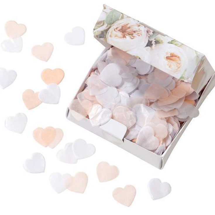 Pastel Heart Tissue Confetti