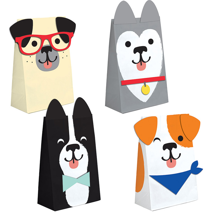 8 Assorted Dog Party Bags