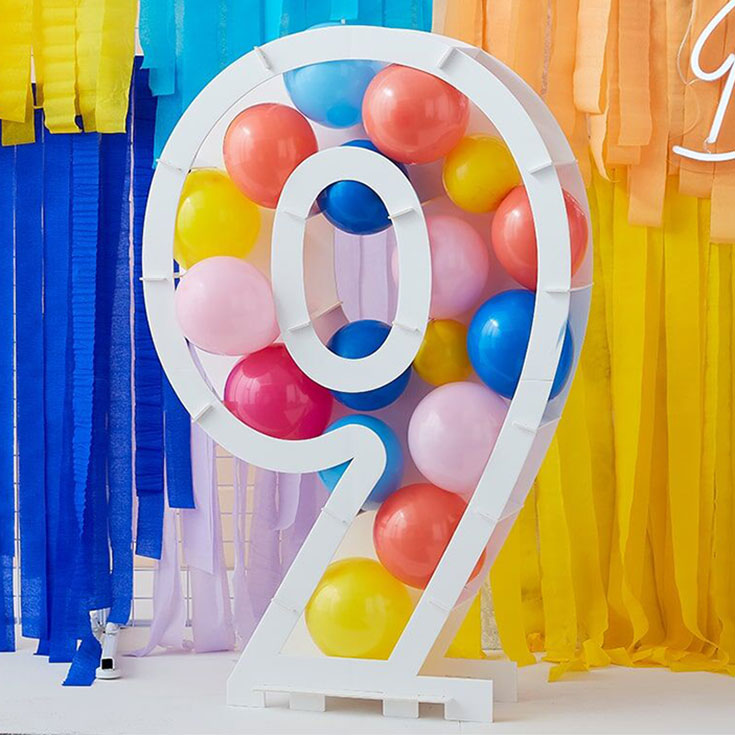 40 Multi-Coloured Mini Balloons