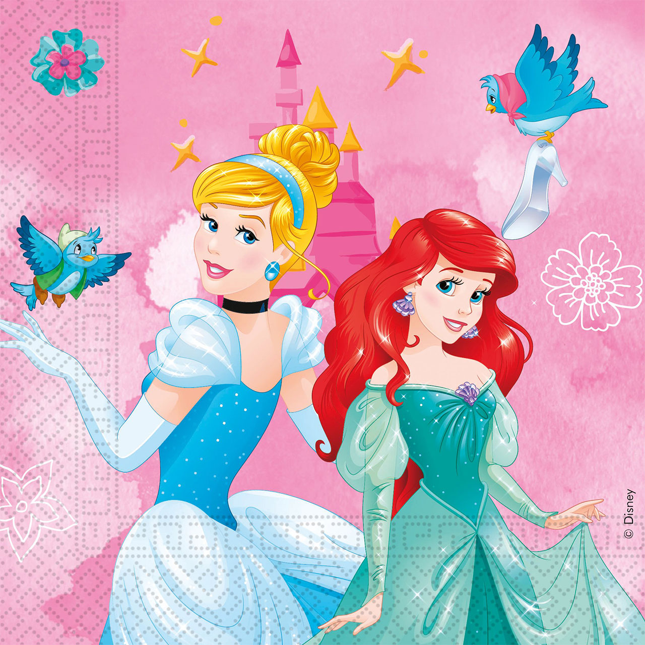 20 Servietten Disney Prinzessinnen