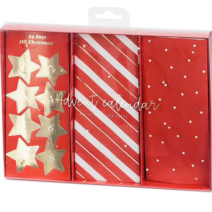 Adventkalender Säckchen Red Mix