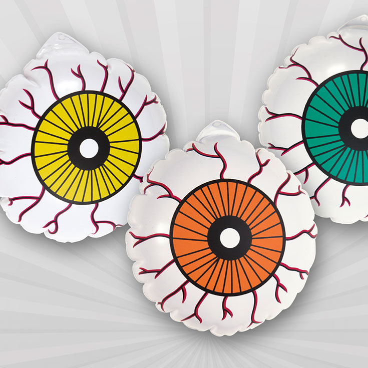 3 Inflatable Eyeball Decorations