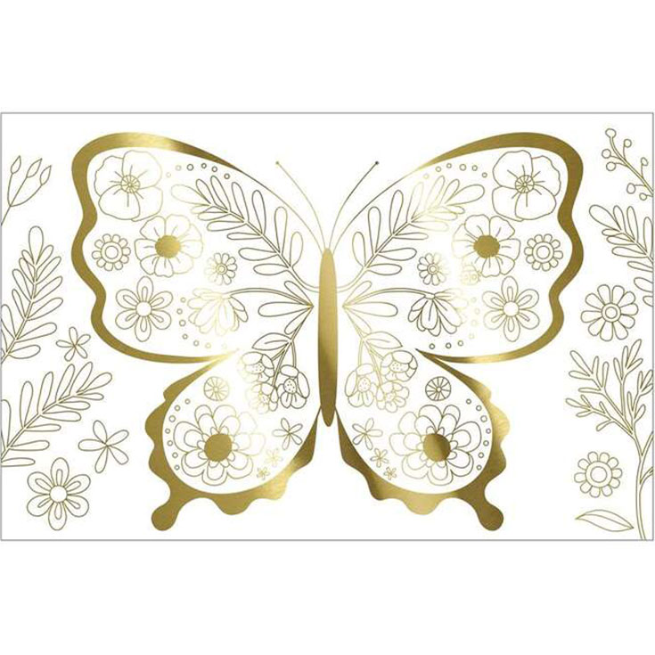 2 Butterfly Colouring Posters