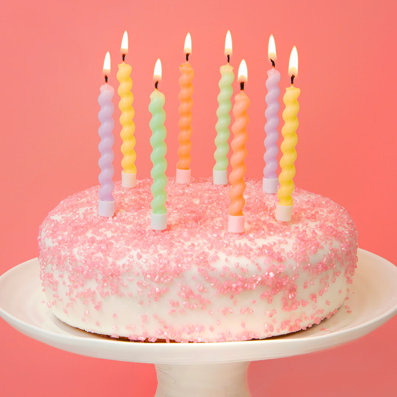 Cake Candles - Pastel Twirl