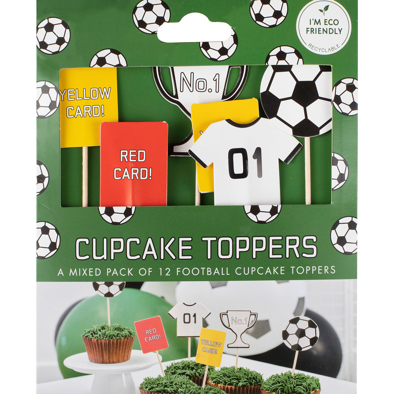 Cupcake Toppers - Football
