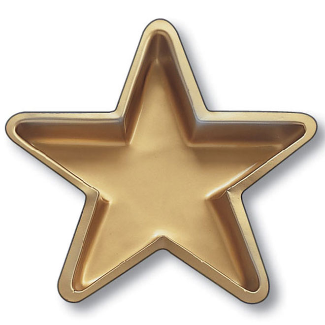 Serviertablett  - Goldener Stern