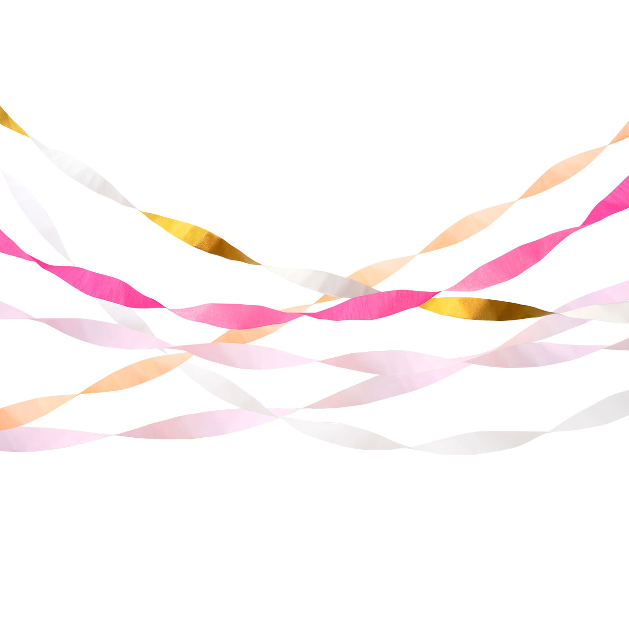Streamers - Pink & Gold Mix
