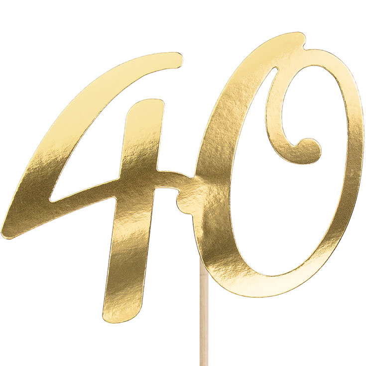 Goldene Tortendeko 40