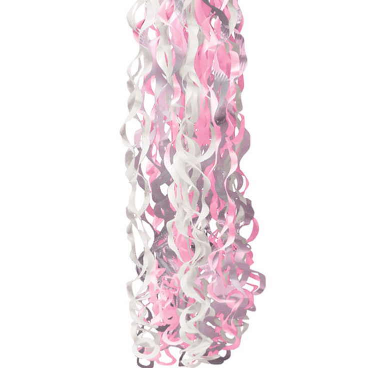 Balloon Tail - Pink and White 