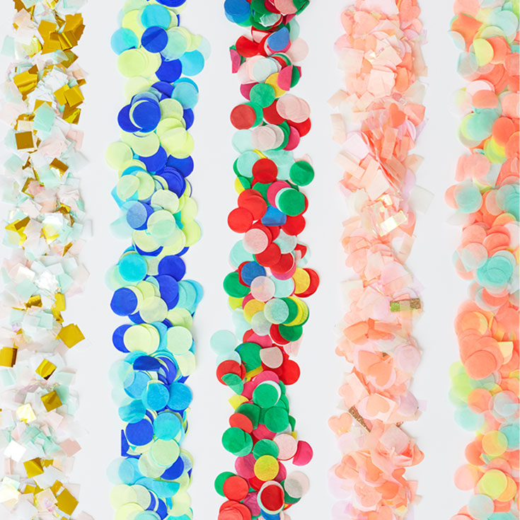 Bright Multi-Colour Party Confetti