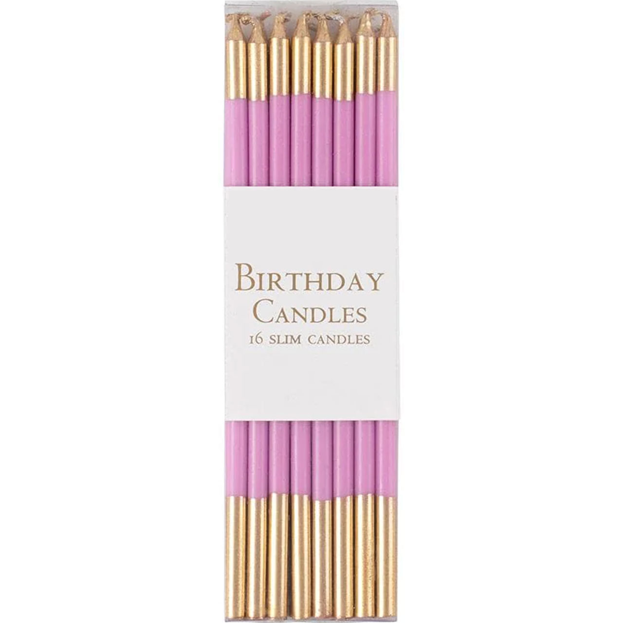 Cake Candles - Candy Pink & Gold