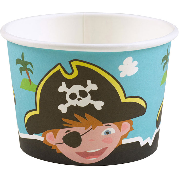 8 Pirate & Friends Treat Cups