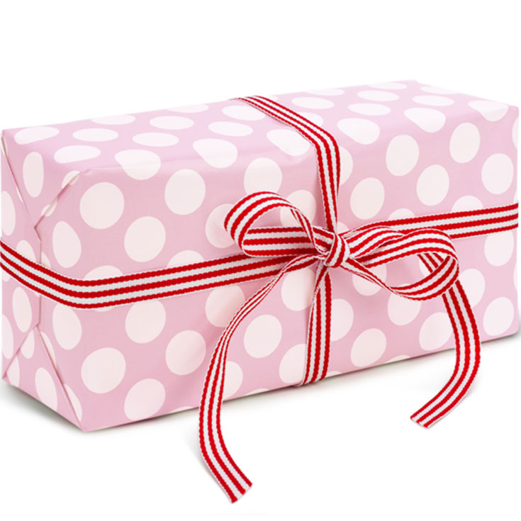 Pink Dots Wrapping Paper