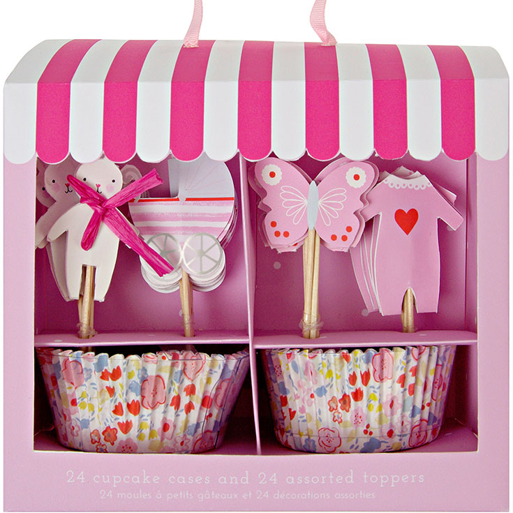Baby Shop Pink Cupcake Set
