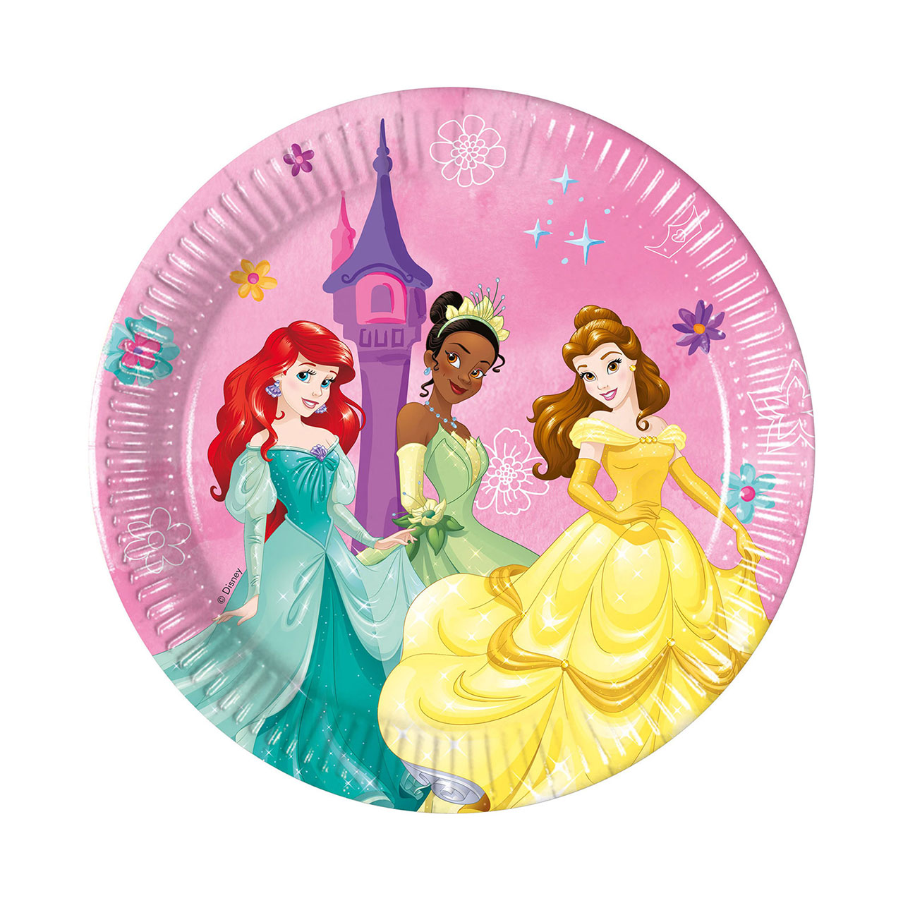 8 kleine Teller Disney Prinzessinnen