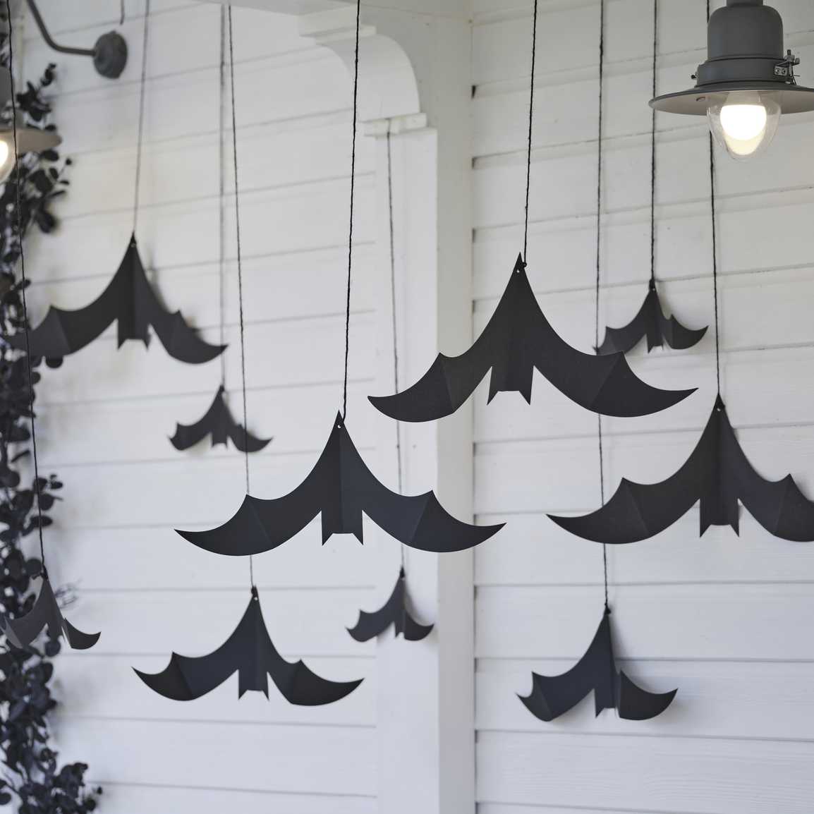 Hanging Decoration - Black Bats