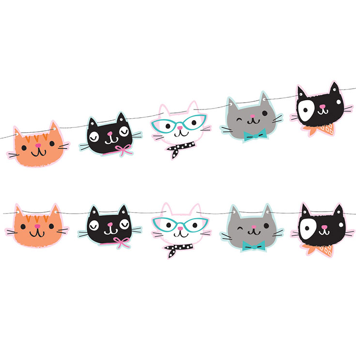 Purrfect Party Garland