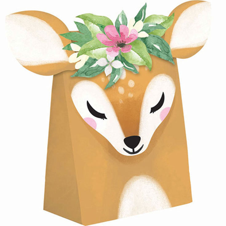 8 Deer Little One Party Bags