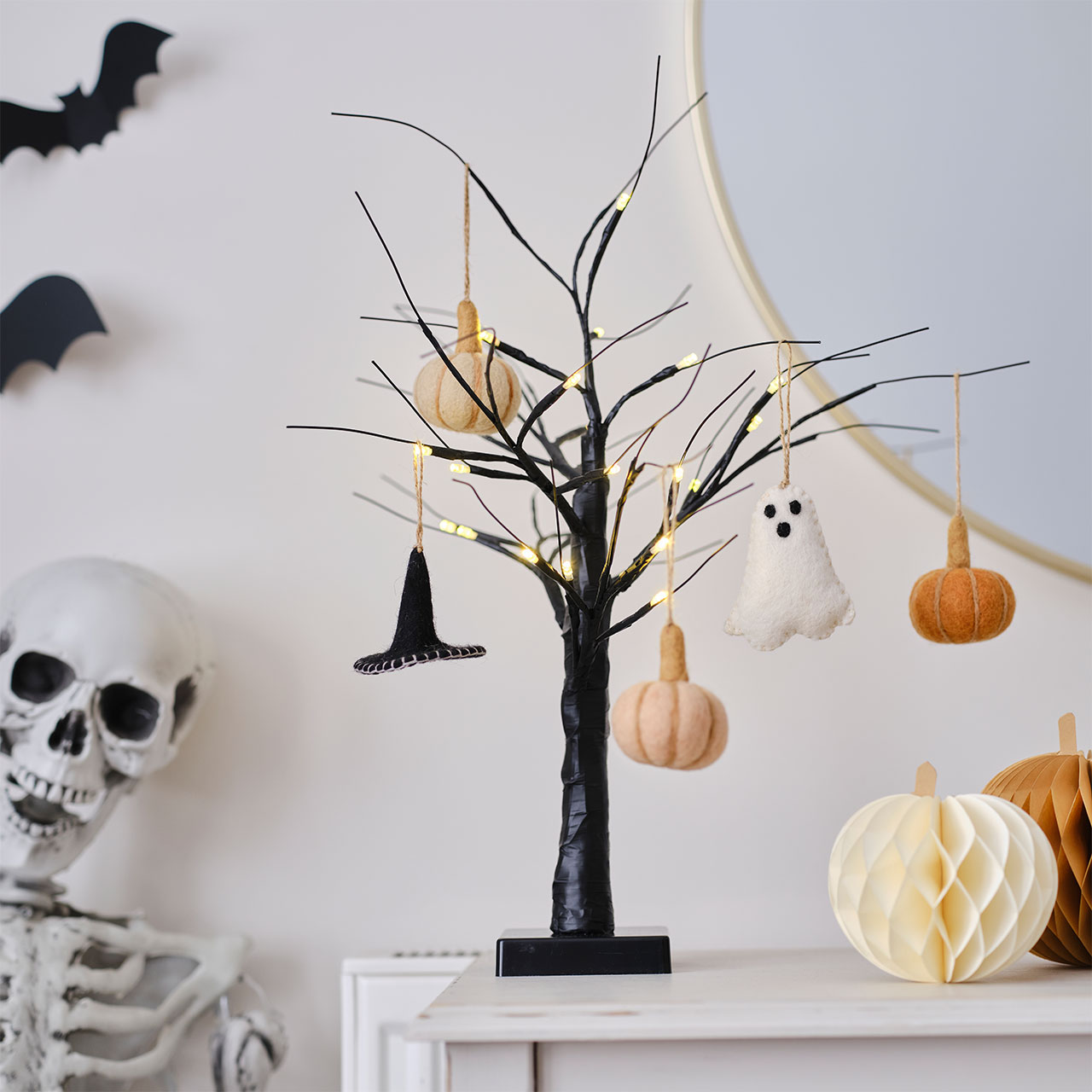 Tree Decorations - Felt Pumpkins
