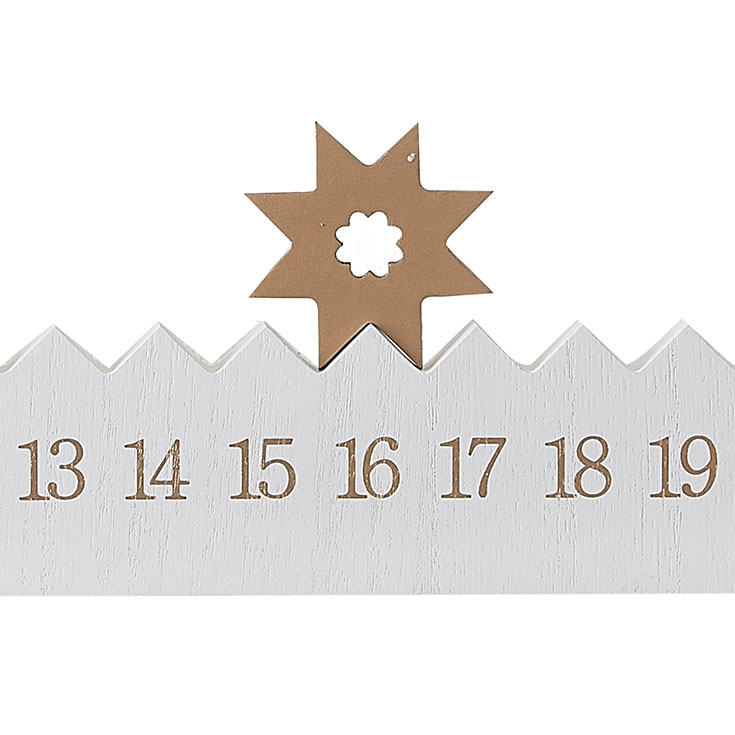 Adventkalender aus Holz