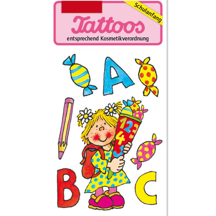 Tattoos  - First Day at School - Girl