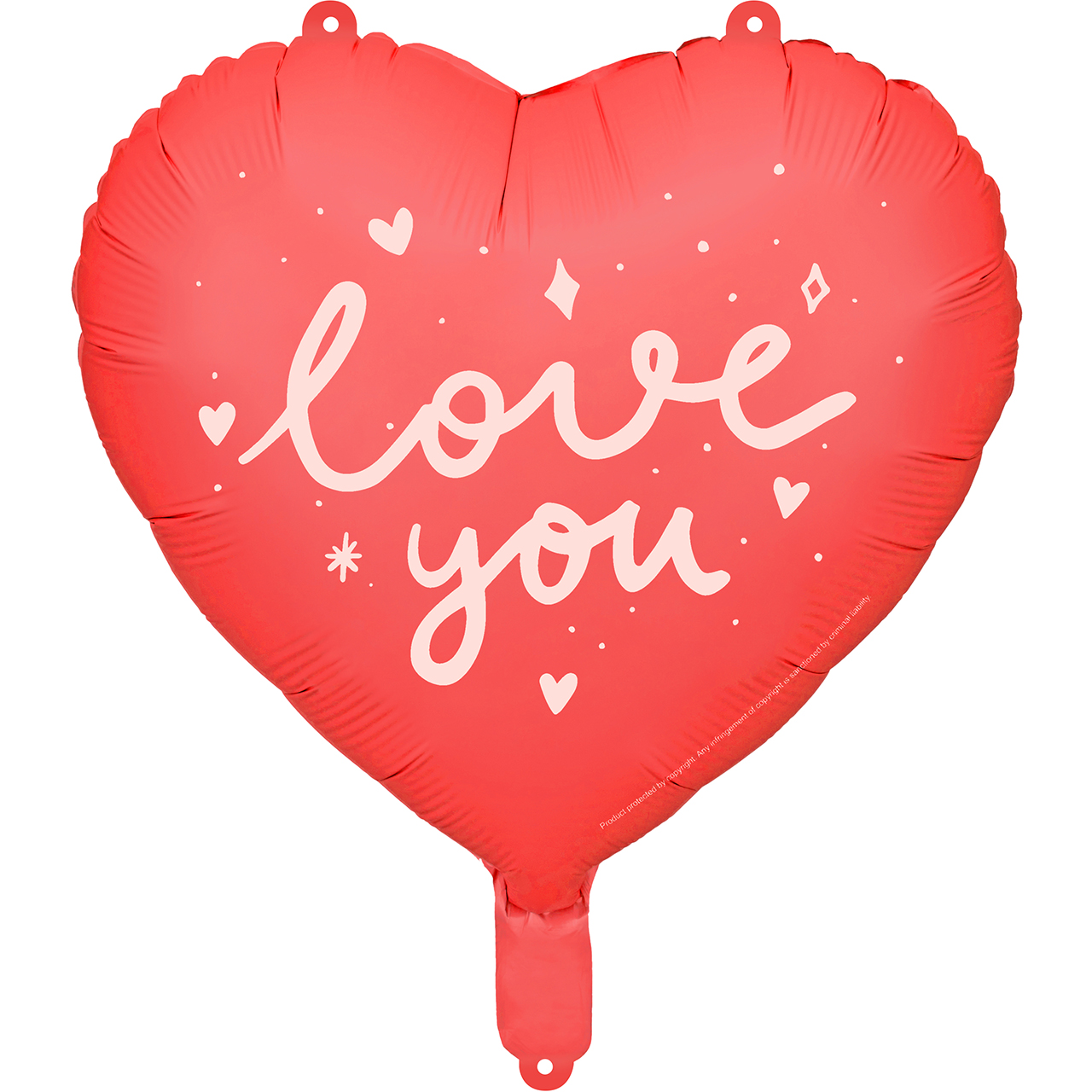 Folienballon Herz - I Love You