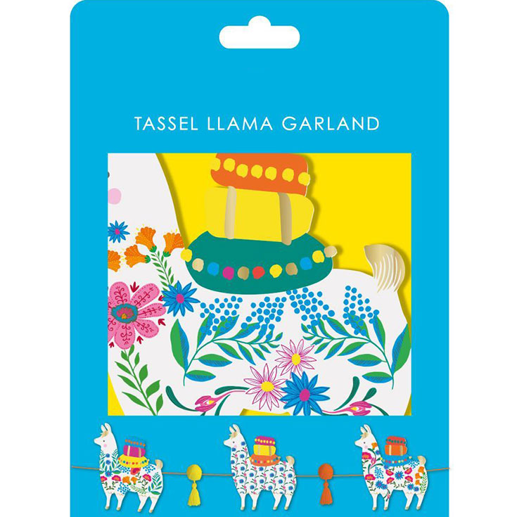 Boho Tassel Llama Garland