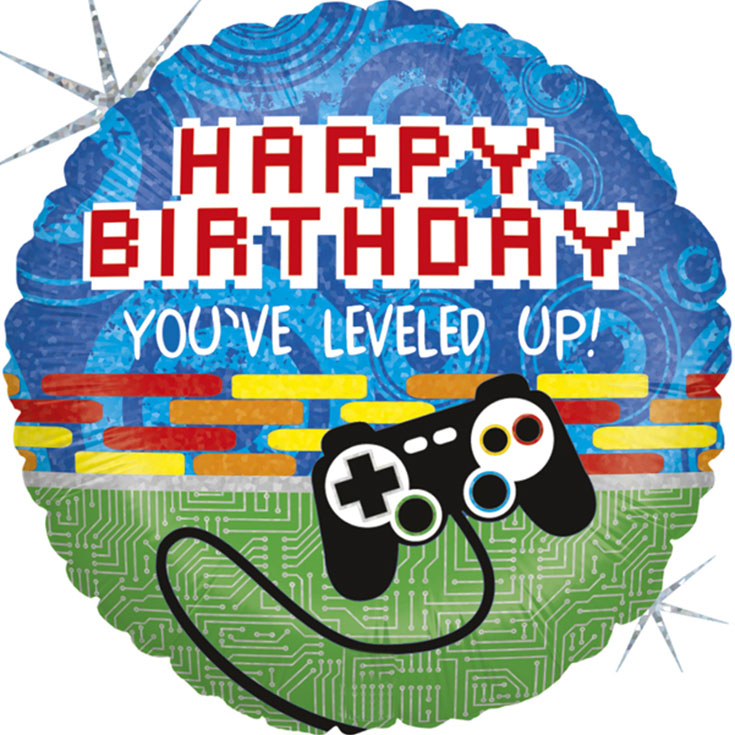 Happy Birthday Folienballon Game Control