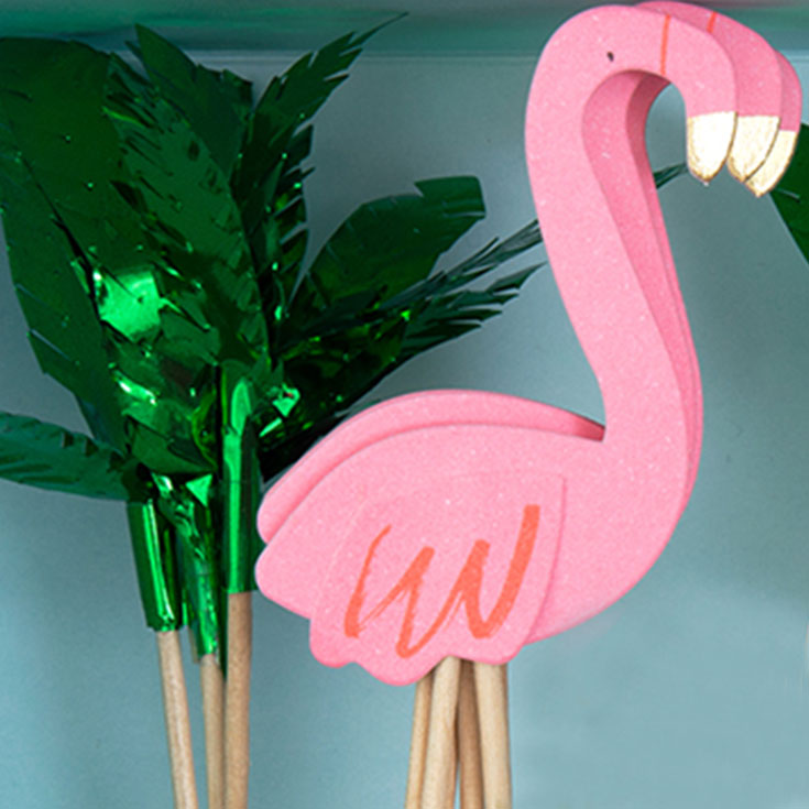 Cupcake Set - Flamingo