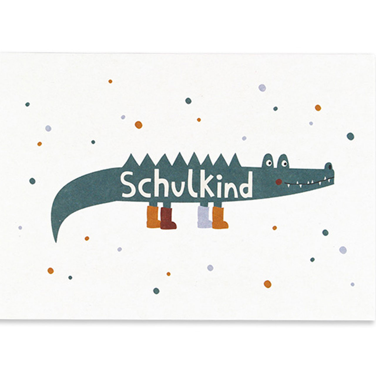 Postkarte - Schulkind Adventure