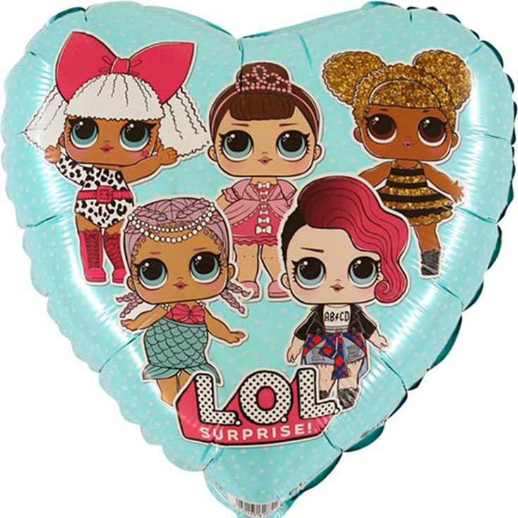 L.O.L Surprise Heart Foil Balloon
