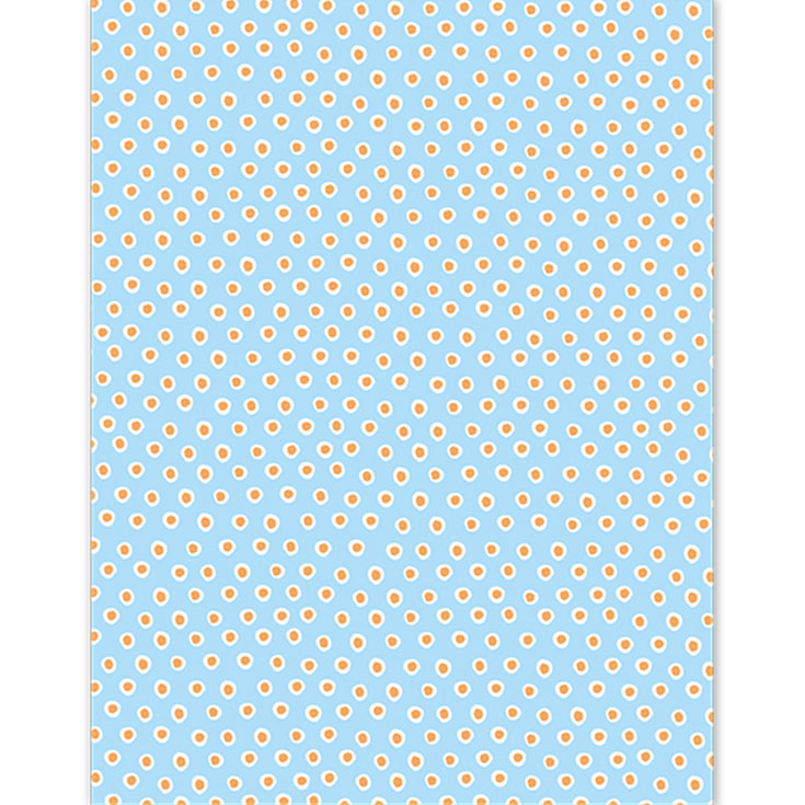 Orange Dots Wrapping Paper