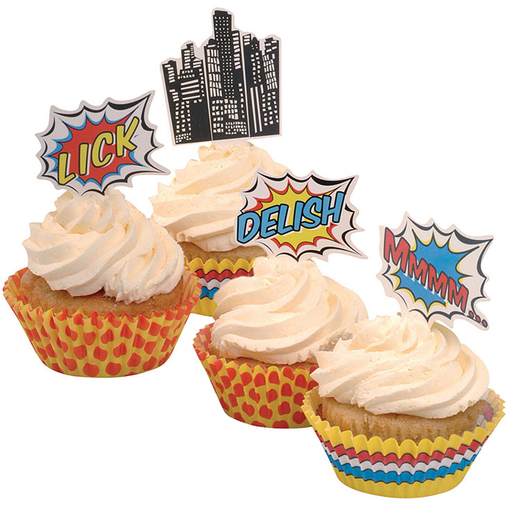  Cupcake Set - Pop Art