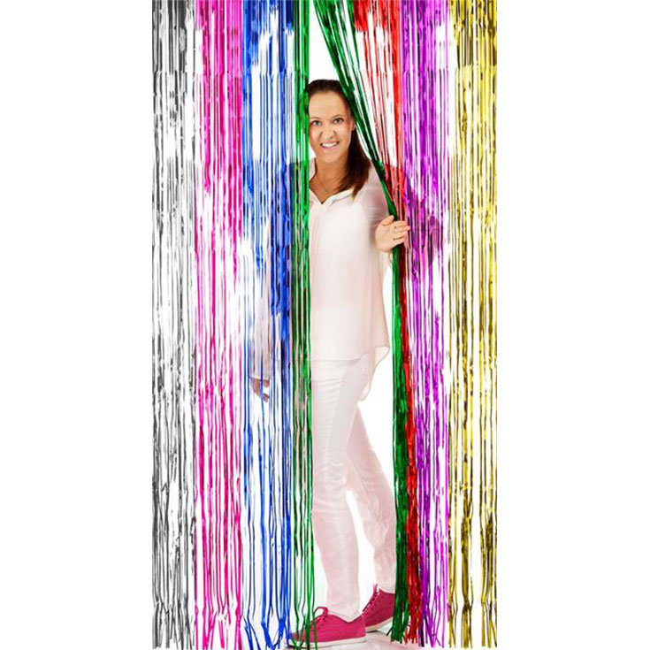 Foil Door Curtain - Multi Coloured 