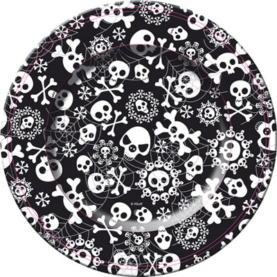 Pappteller - Skull & Crossbones