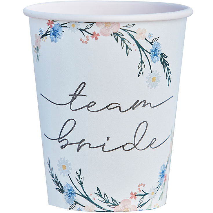 8 Boho Bride to Be Cups