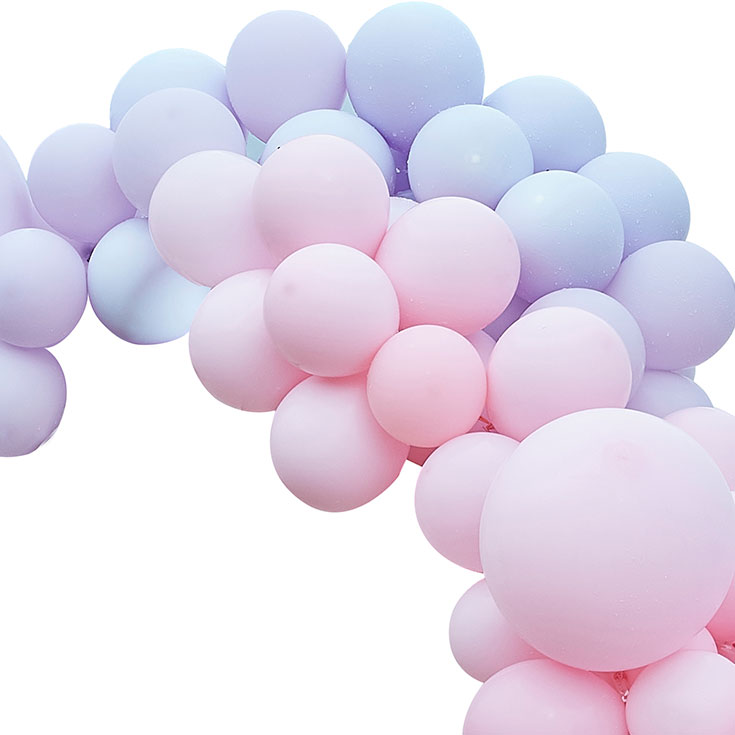 Luxe Purple & Pink Balloon Garland