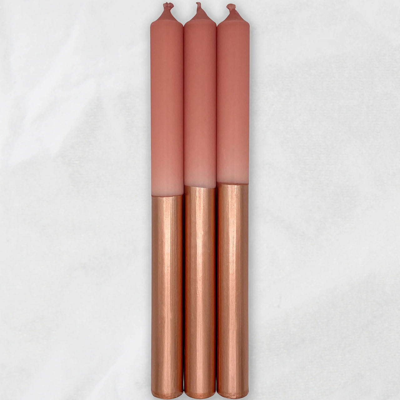 Decorative Candles - Copper & Blush