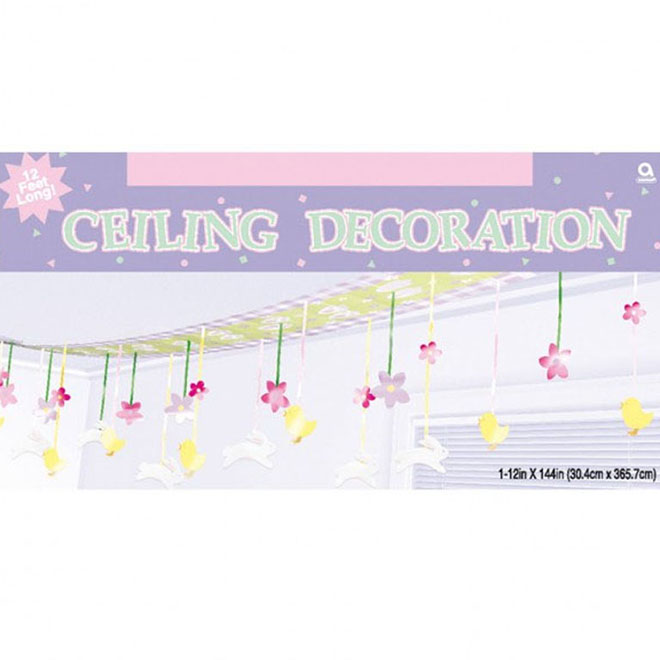  Ceiling Foil Decoration - Easter