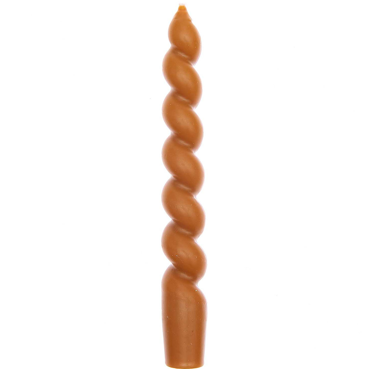 Dekorative Kerze - Spirale Karamell 18,5cm