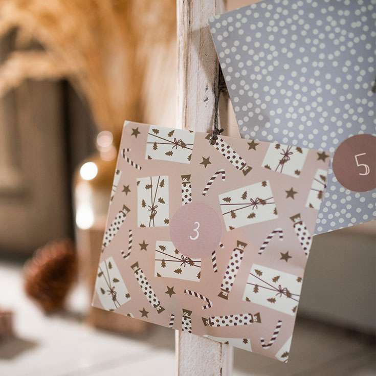 24 DIY Advent Calendar Gift Bags - Polar Bear